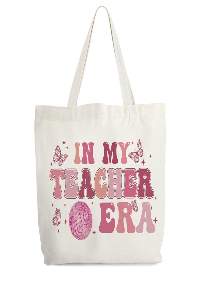 Levitatinyear Teacher Canvas Tote, Retro Tote, Teacher Appreciation Gift, Disco Themed Stuff, Retirement Gifts for Women, Shoulder Bag Gifts - 20 - Image 1